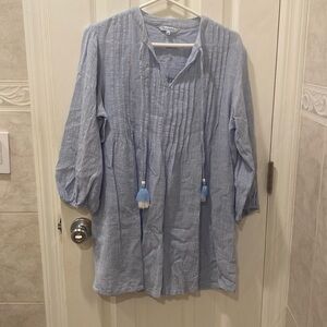 Blue Island Cover Up - Size M - Lt Blue!